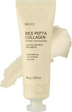 Очищающий бальзам Nacific Rice Pepta Collagen Sherbet