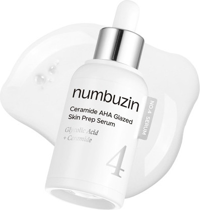 Отшелушивающая сыворотка Numbuzin №4 с церамидами и AHA для сияния кожи