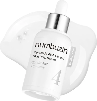 Отшелушивающая сыворотка Numbuzin №4 с церамидами и AHA для сияния кожи