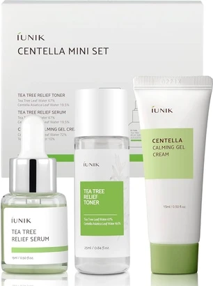 Набор по уходу за кожей Iunik Centella Mini Set для путешествий