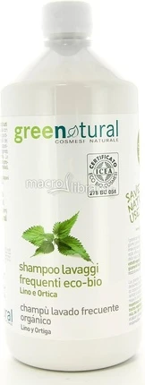 Шампунь Greenatural Лен и Крапива