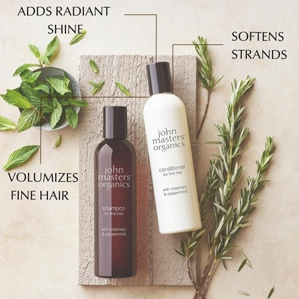 Кондиционер John Masters Organics для тонких волос с розмарином и мятой