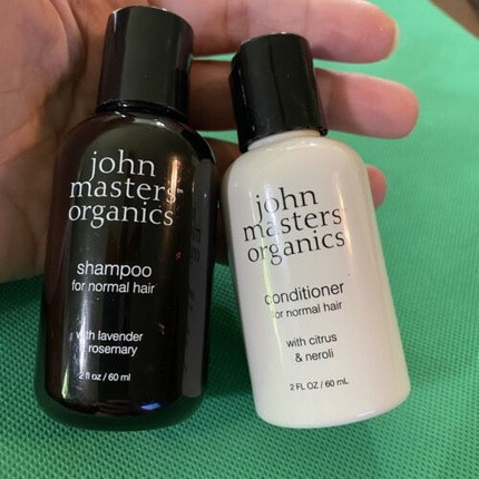 Shampoo and Conditioner John Masters Organics Normal Hair Travel Size