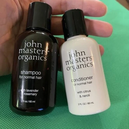 Shampoo and Conditioner John Masters Organics Normal Hair Travel Size