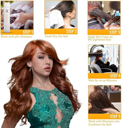 Крем-краска для волос GK Hair Global Keratin Intense Dark Blonde