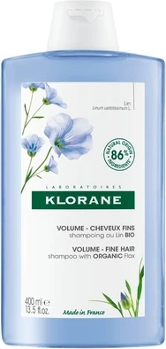 Шампунь Klorane Объем с волокнами льна