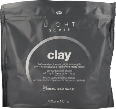Осветляющий порошок Lisap Light Scale Clay Decolorant Gray