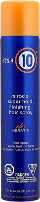Фиксирующий спрей для волос Its A 10 Miracle Super Hold Finishing Hair Spray Plus Keratin