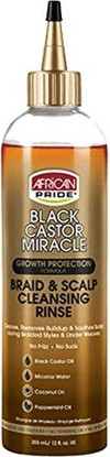 Cleansing Rinse African Pride Black Castor Miracle Braid & Scalp Cleansing Rinse