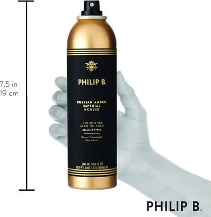 Мусс Philip B Russian Amber Imperial для объема