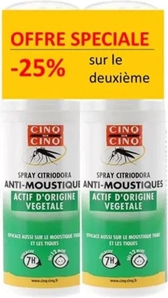Спрей от комаров Body Mist Cinq Sur Cinq Cinq Sur Cinq Citriodora