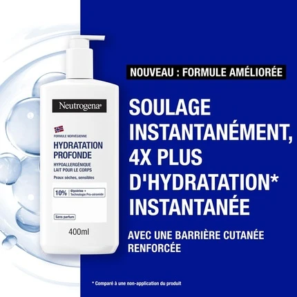 Увлажняющий лосьон для тела Neutrogena Гипоаллергенный Глубокое увлажнение