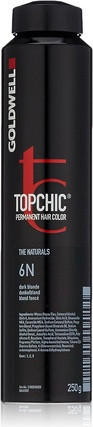 Стойкая краска для волос Goldwell Topchic Depot 6N Темный блонд