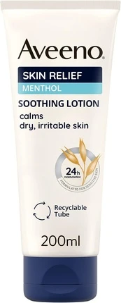 Лосьон для тела Aveeno Успокаивающий Увлажняющий Крем с Ментолом