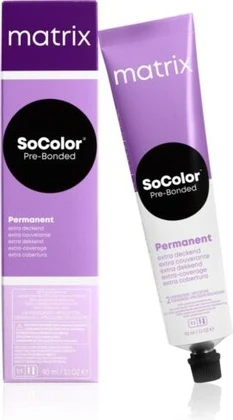 Стойкая краска для волос Светло-коричневый Золотистый Matrix SoColor Pre-Bonded