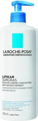 Концентрированный крем-гель для душа La Roche-Posay Lipikar Surgras