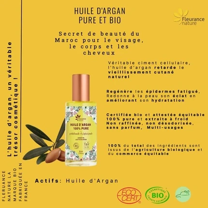 Масло для тела Fleurance Nature с маслом арганы