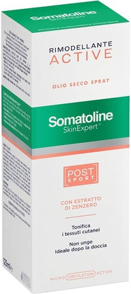 Масло для тела Somatoline Моделирующее Активное Сухое Масло в Спрее После Спорта