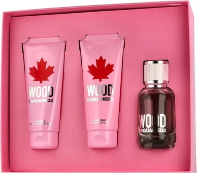 Набор лосьона для тела и геля для душа Dsquared2 Wood Pour Femme Collection