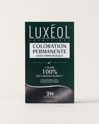 Краска для волос Luxeol Luxol 3n Темно-каштановый цвет