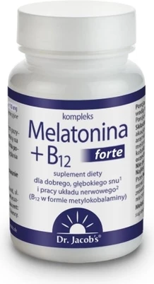 Мелатонин + B12 Форте от Dr. Jacob's