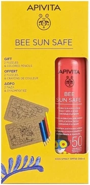 Комплект защиты от солнца для детей Homemirror Homehot Bee Sun Safe Hydra Fresh Гель-крем SPF 50