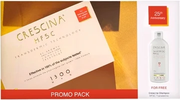 Набор для ухода за волосами Crescina Crescina Transdermic Hfsc Комплексное лечение 1300 для мужчин с бесплатным шампунем