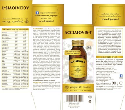 Таблетки Dr Giorgini с железом