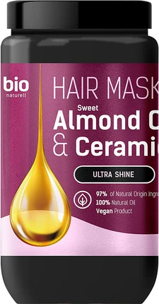 Маска для волос Bio Naturell со сладким миндальным маслом и керамидами