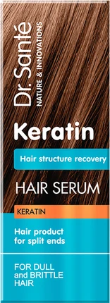 Сыворотка для волос Dr Sante для тусклых и ломких волос с кератином