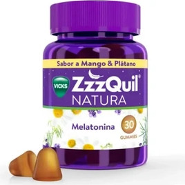 Жевательные пастилки Gummy Zzzquil Zzzquil Natura Мелатонин Манго и Банан