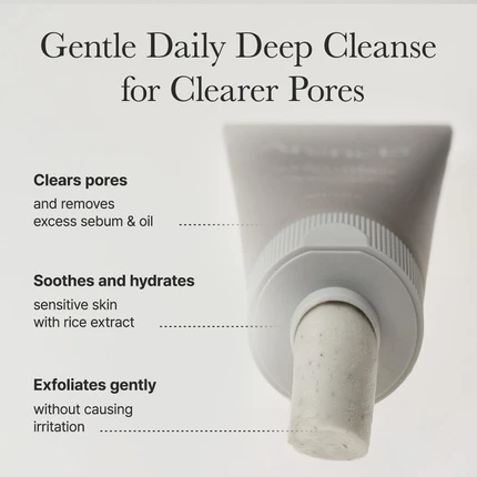 Очищающее средство Arencia Rice Lha Pore Control Rice Cake Cleanser с салициловой кислотой Глубокое очищение
