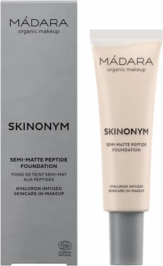 Тональная основа Semimatte с пептидами Madara