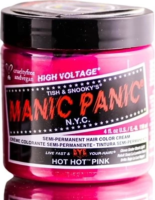 Semi Permanent Hair Dye Manic Panic Hot Hot Pink Classic Creme