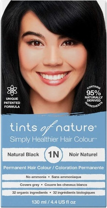 Перманентная краска для волос Tints Of Nature Натуральный черный