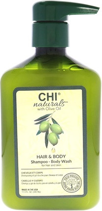 Шампунь и гель для душа Chi Naturals с оливковым маслом