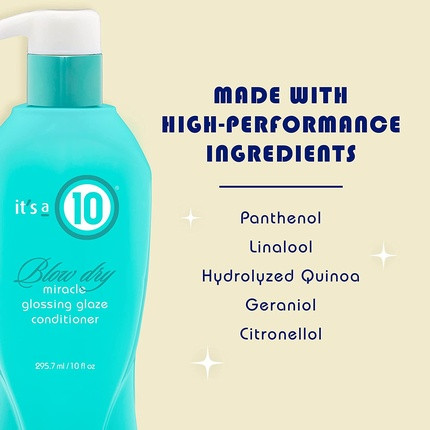 Кондиционер Its A 10 Blow Dry Miracle Glossing Glaze