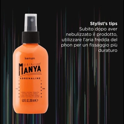 Лак для волос сверхсильной фиксации Kemon Hair Manya