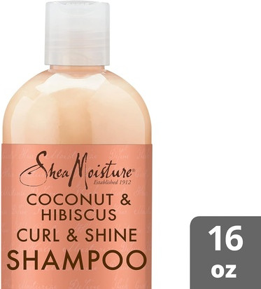 Шампунь Shea Moisture Coconut & Hibiscus Curl & Shine