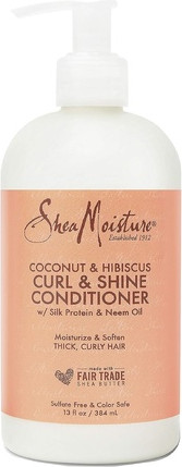 Кондиционер Shea Moisture Coconut and Hibiscus Curl and Shine