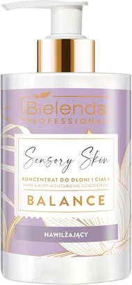 Лосьон для тела Bielenda Sensory регенерирующий крем для рук и тела баланс