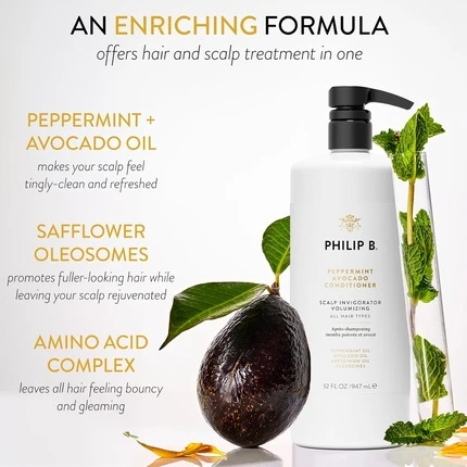 Кондиционер Philip B Peppermint Avocado Volumizing