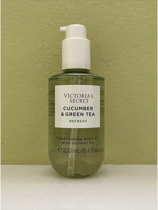Масло для тела Victoria's Secret Natural Refreshing Огурец и Зеленый Чай