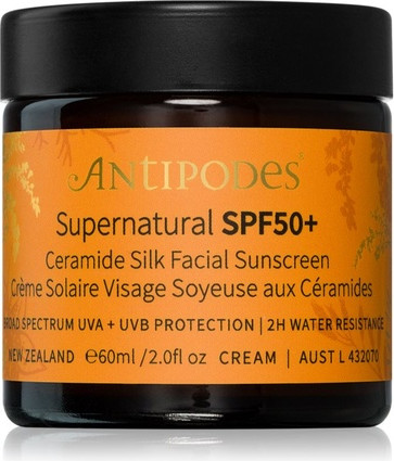 Солнцезащитное средство для лица Antipodes Supernatural Ceramide Silk Facial Sunscreen SPF 50