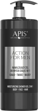 Увлажняющий Гель APIS Action For Men 3в1