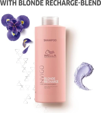 Шампунь Wella Professionals Invigo Blonde Recharge Освежающий цвет для холодного блонда
