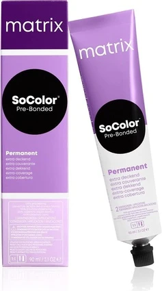 Краска для волос Matrix SoColor Pre-Bonded Светлый блонд пепельный фиолетовый ультра-плотный