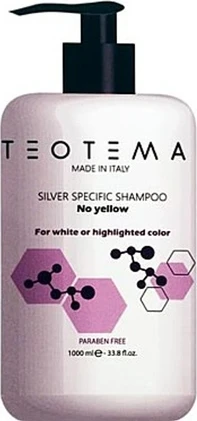 Тонирующий серебряный шампунь Teotema