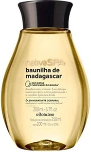 Увлажняющее масло O Boticario Nativa Spa Мадагаскарская Ваниль