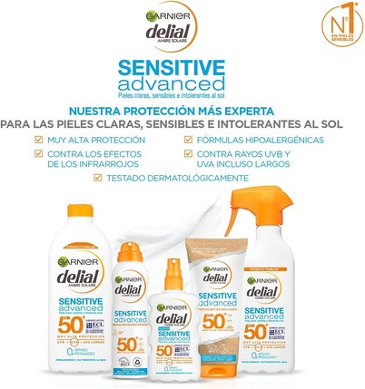 Солнцезащитный спрей Garnier Sensitive Advanced